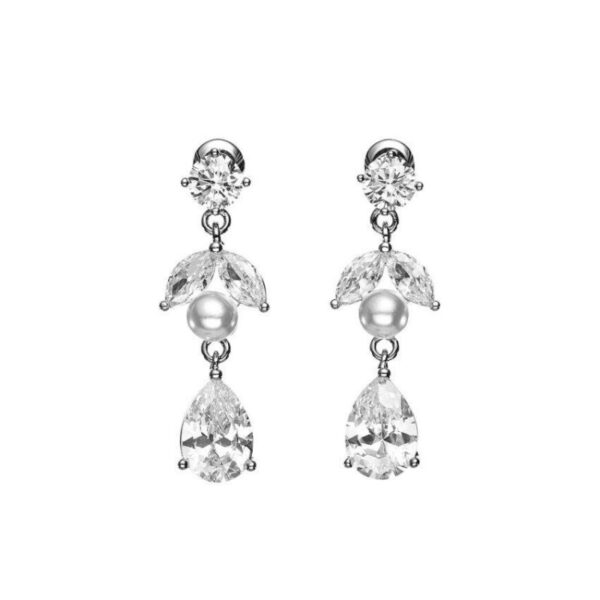 Orecchini Con Cubic Zirconia - Eleganza E Stile - Ottaviani487332