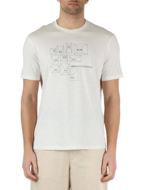 t-shirt armani exchange da uomo - bianco4467535