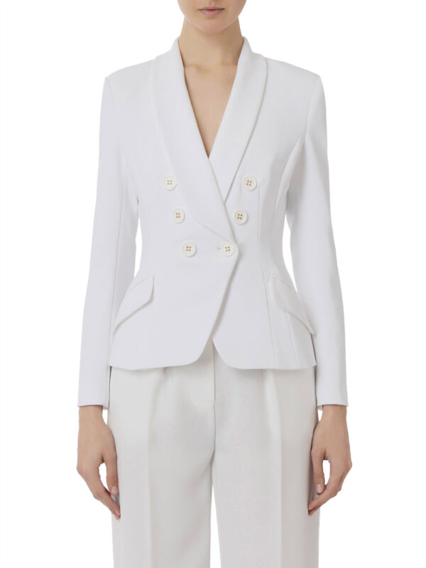 blazer elisabetta franchi da donna - avorio9112285