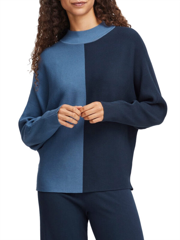 maglione b.young bymmorla rib bat da donna - blu2218097