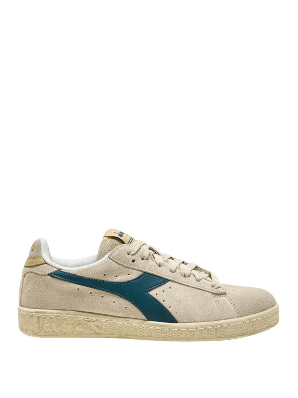 sneakers diadora game l low suede waxed unisex - beige7424746