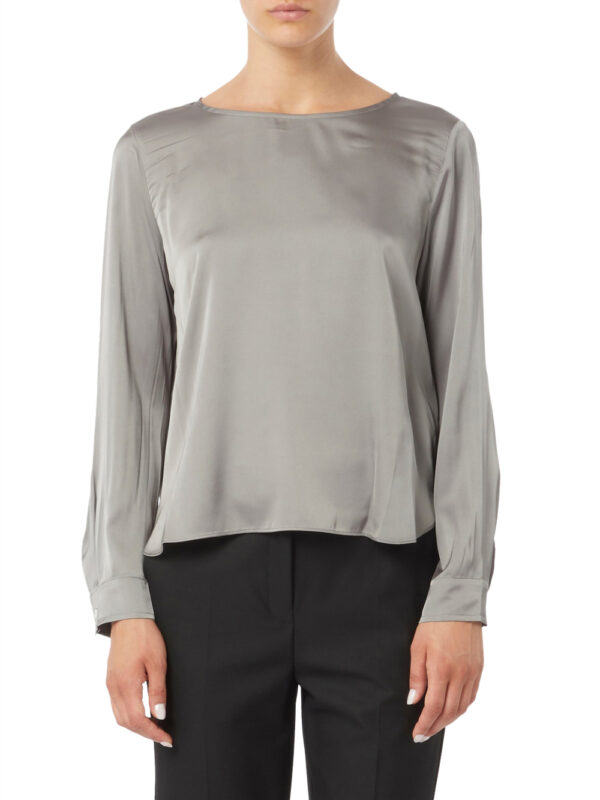 blusa emme marella madera da donna - grigio3756429