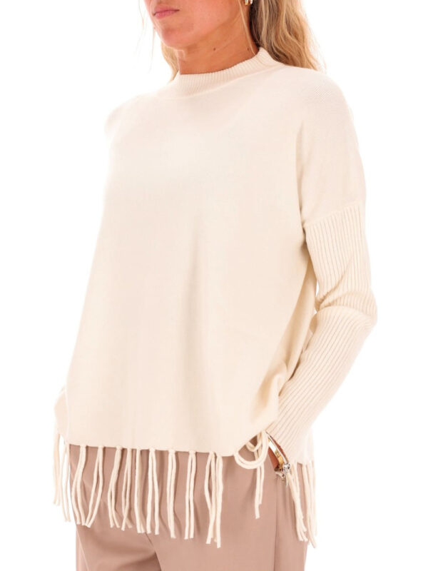 maglia emme marella alpaca da donna - bianco9526691