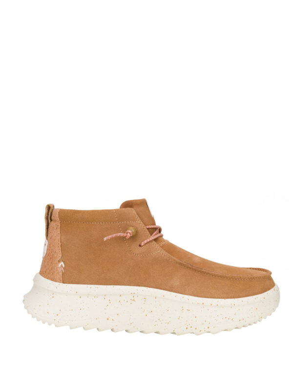 stivaletto hey dude wendy peak hi suede da donna - beige4643879