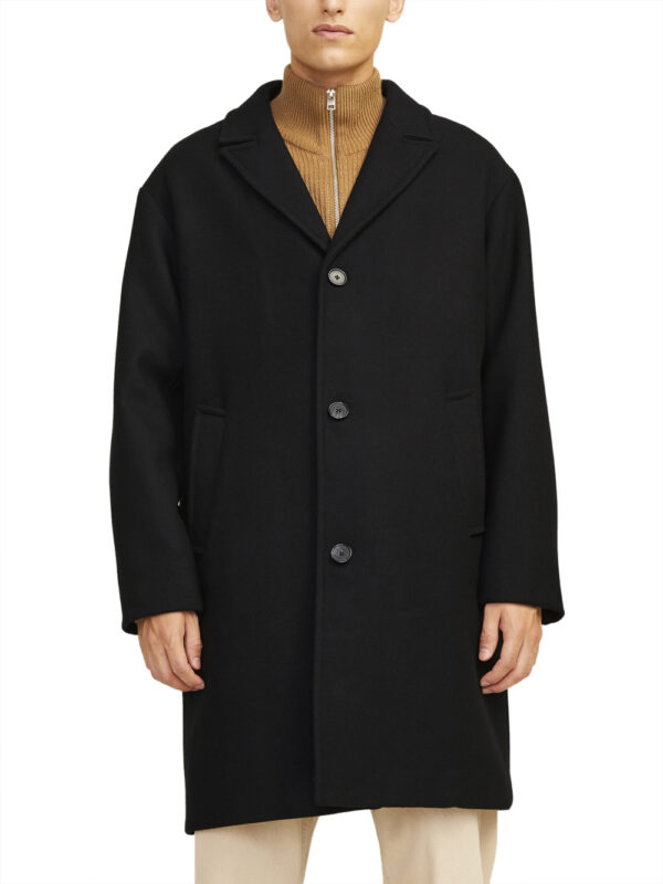 cappotto jack e jones cclorenzo da uomo - nero7915598