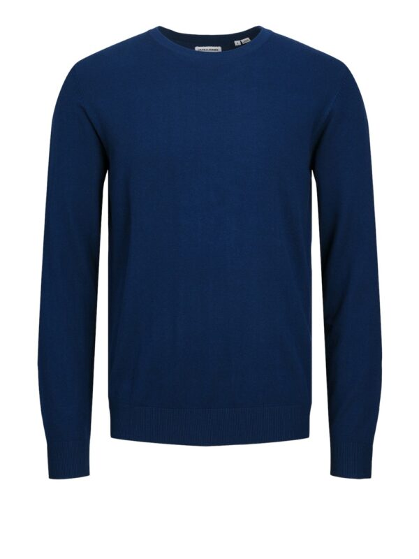 pullover jack e jones blawilliam knit crew da uomo - blu4039664