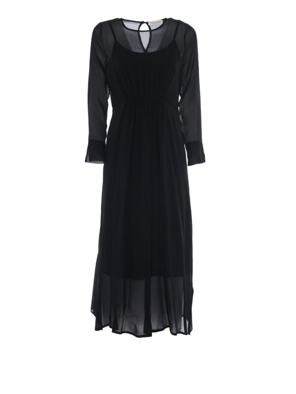 vestito longuette manila grace da donna - nero4742995