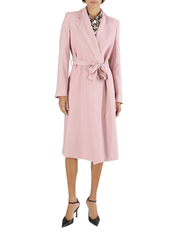 trench lungo con fusciacca cafènoir da donna - rosa5027272