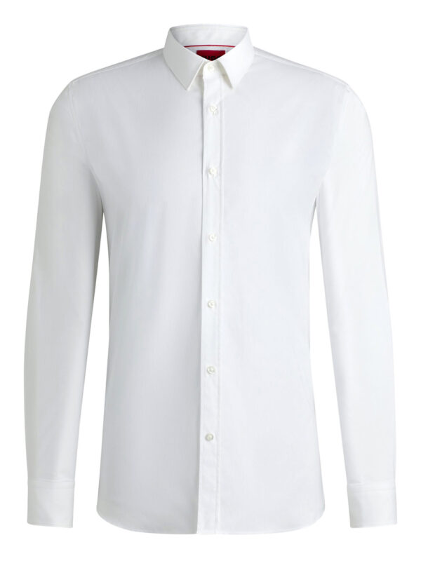 camicia classica hugo boss elisha da uomo - bianco7278089