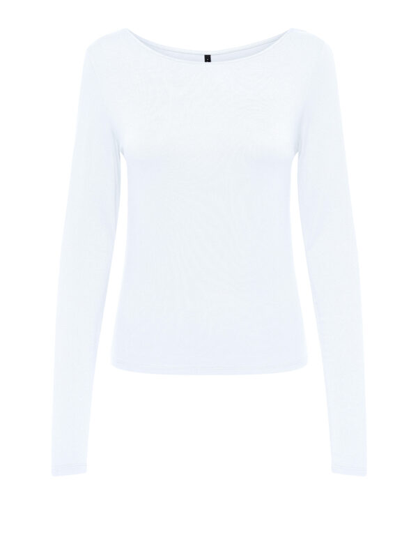 maglia only felina boatneck da donna - bianco8156911