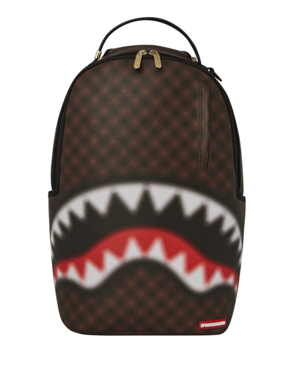 zaino sprayground sharks in paris blur unisex - marrone6116907